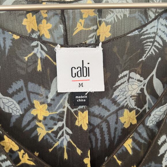 CAbi 3450 Fern Blouse Medium - Picture 2 of 5